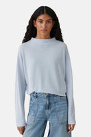 Top uni manches longues bleu - OPUS