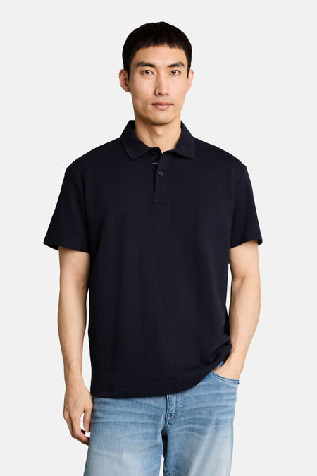 Polo met korte mouwen - blauw