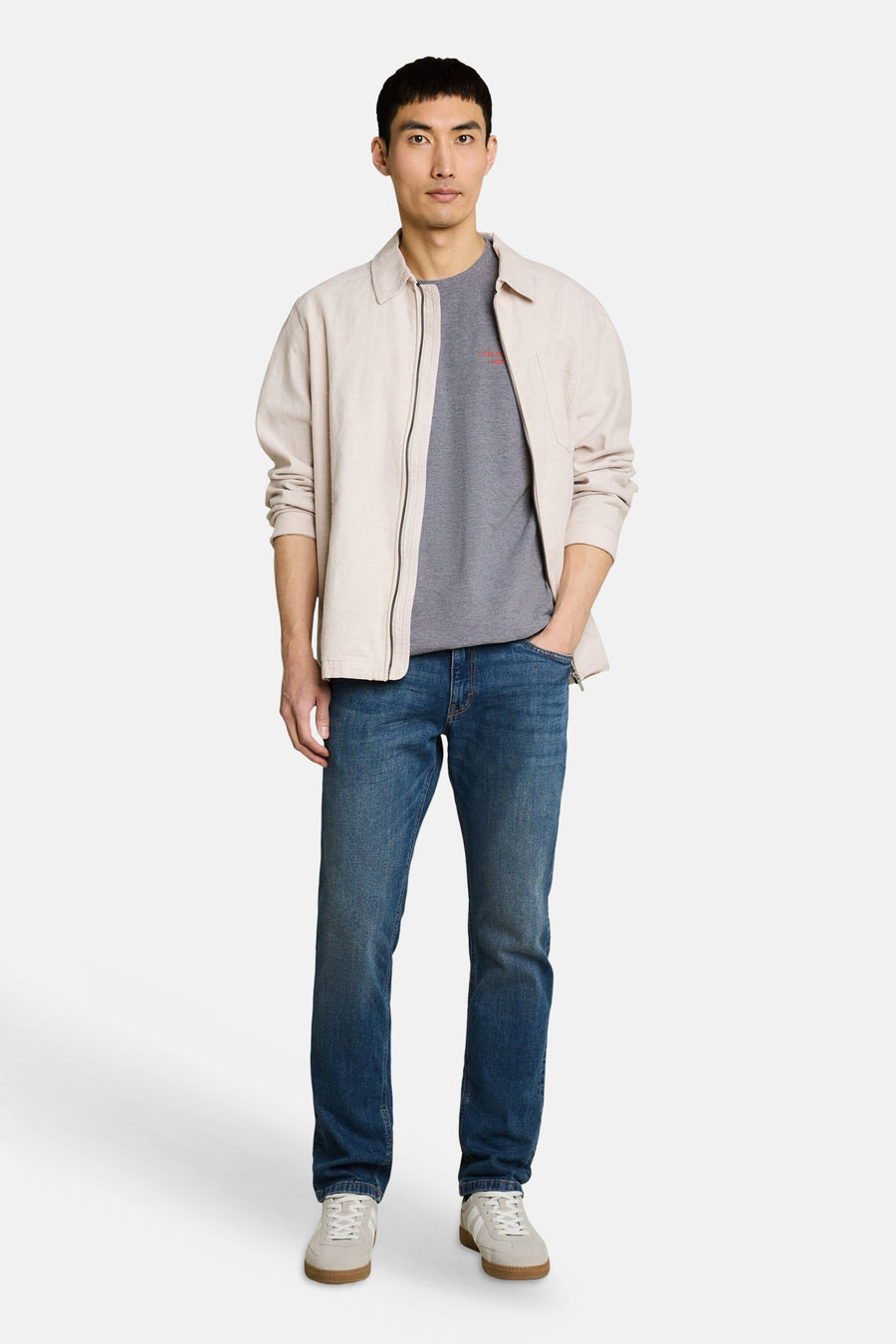 T-shirt met korte mouwen - Grijs