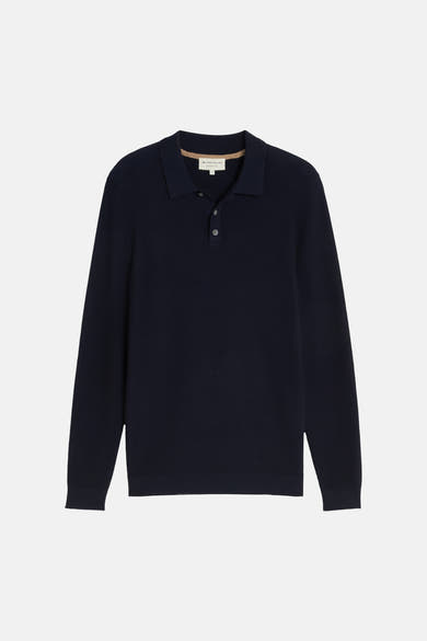 Trui met ronde hals blauw - Tom Tailor