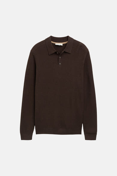Trui met ronde hals bruin - Tom Tailor