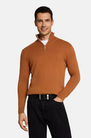 Pull col rond cognac - Tom Tailor
