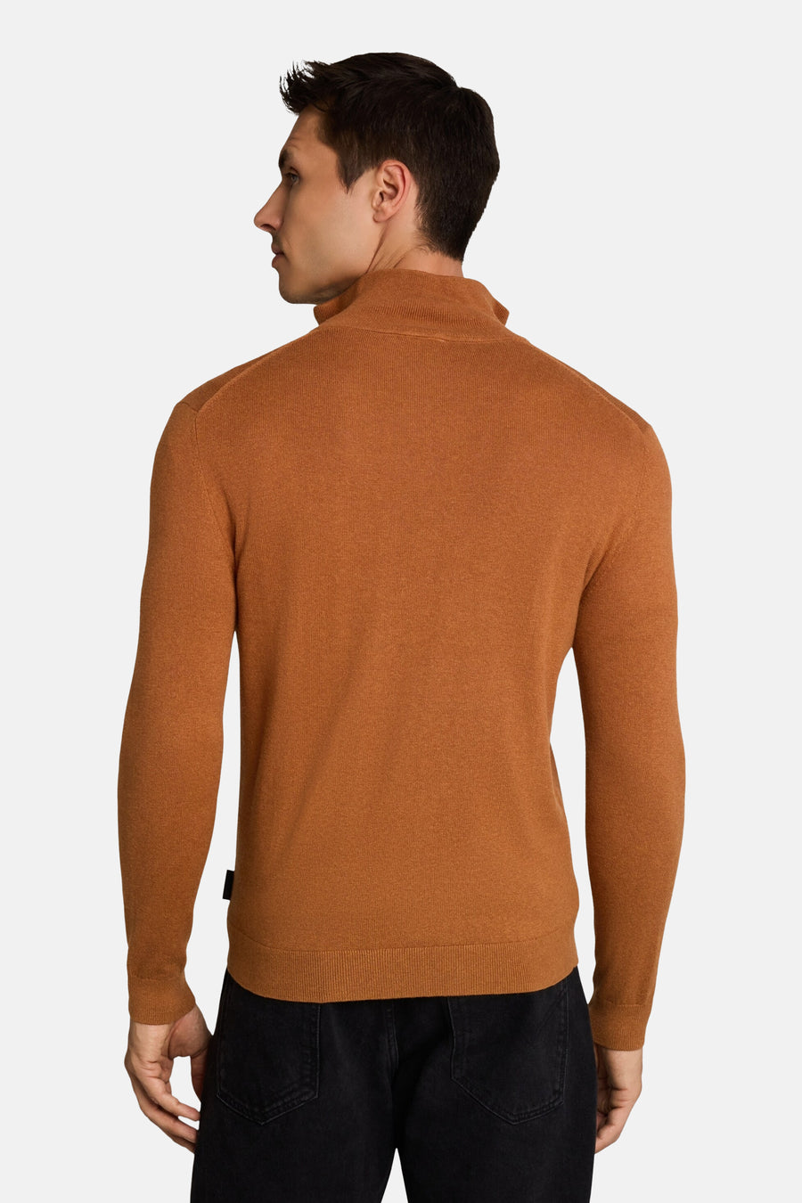 Pull col rond cognac - Tom Tailor