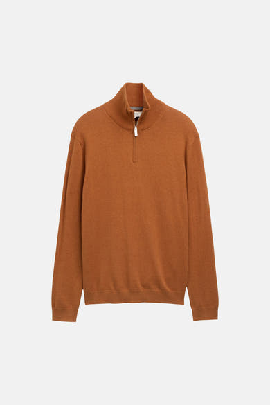 Pull col rond cognac - Tom Tailor