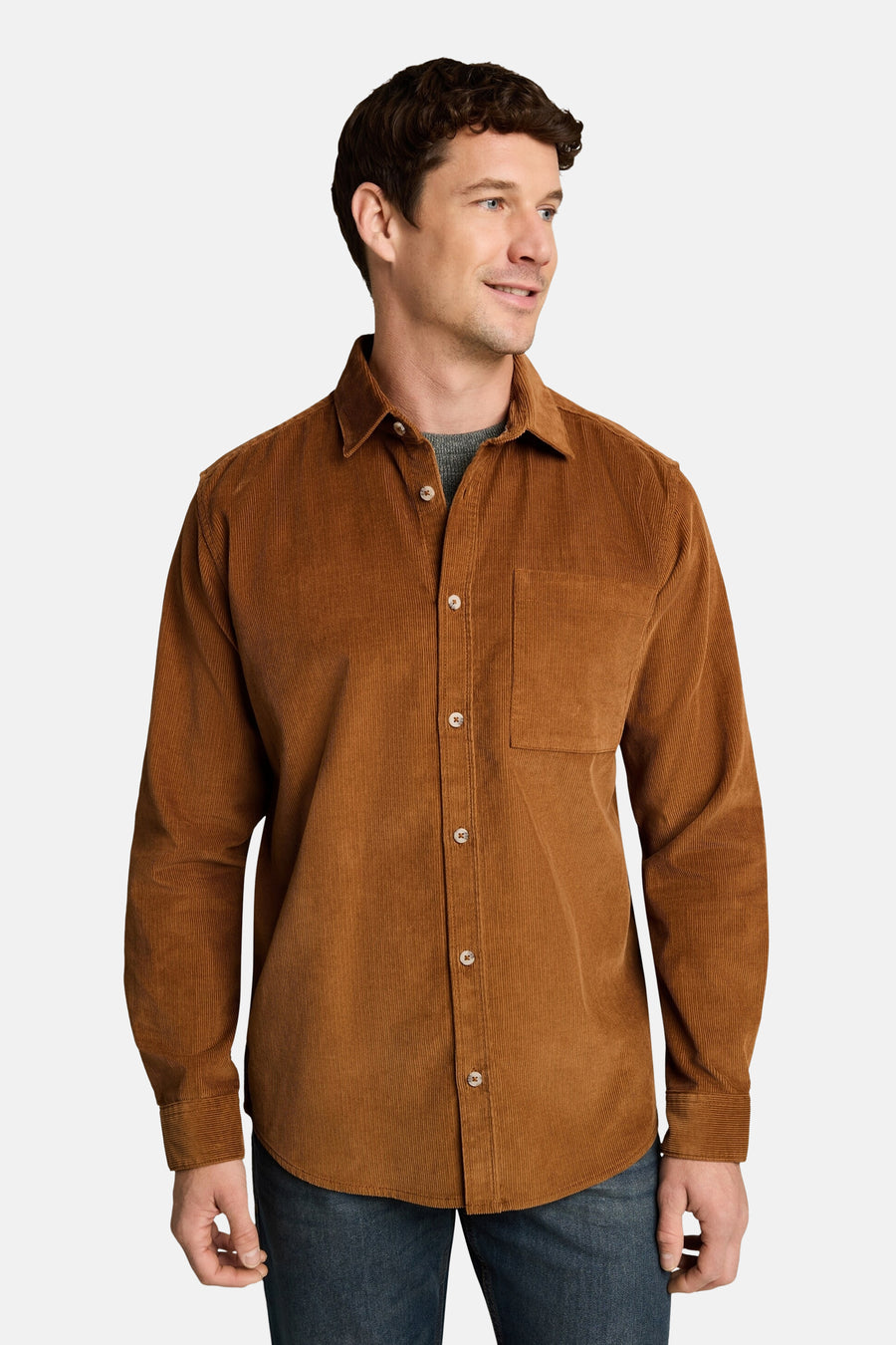 Hemd (lange mouwen) cognac - Tom Tailor