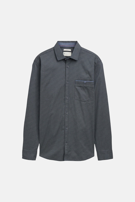Hemd (lange mouwen) blauw - Tom Tailor