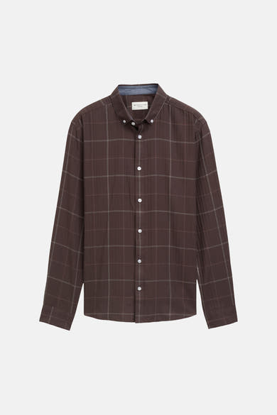 Chemise (manches longues) brun - Tom Tailor