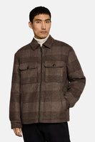 Heren tops jas gewatteerd taupe - Tom Tailor