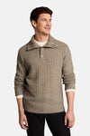 Pull col roulé taupe - Tom Tailor