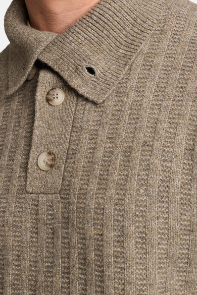 Pull col roulé taupe - Tom Tailor