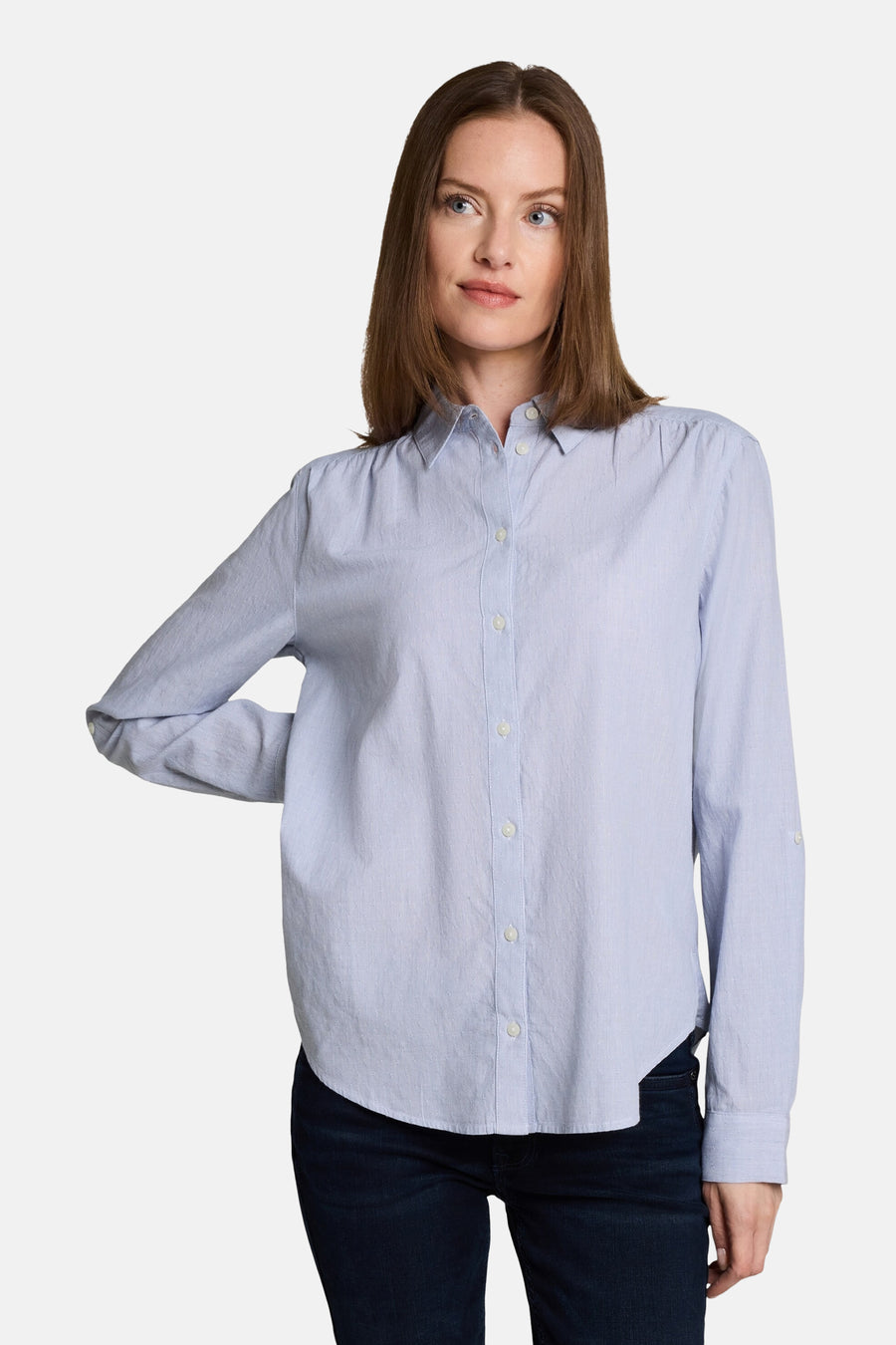 Hemd (lange mouwen) blauw - Tom Tailor