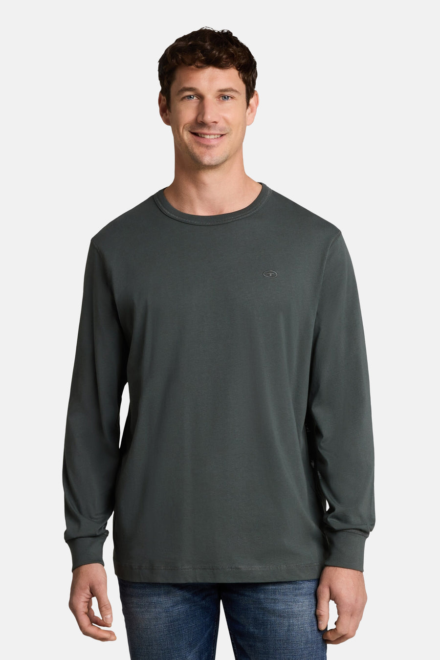 T-shirt (lange mouwen) olive - Tom Tailor