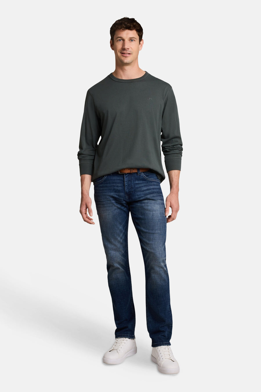 T-shirt (lange mouwen) olive - Tom Tailor