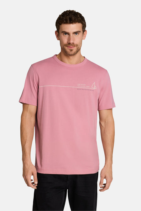 T-shirt (korte mouwen) roze - Tom Tailor