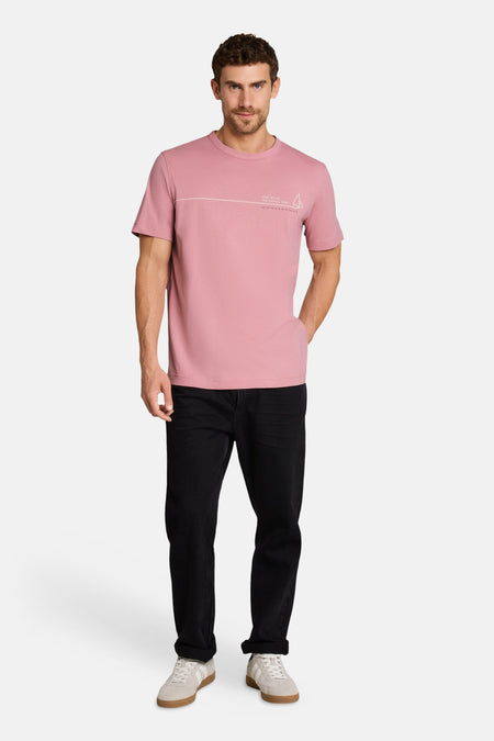 T-shirt (korte mouwen) roze - Tom Tailor