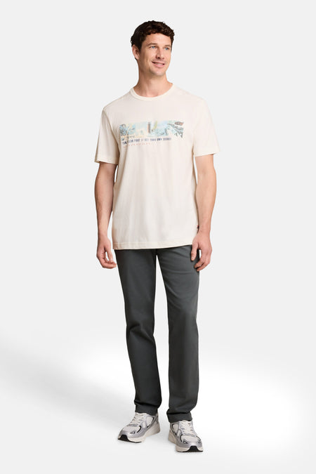 T-shirt (korte mouwen) wit - Tom Tailor