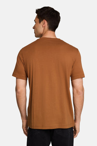 T-shirt (manches courtes) cognac - Tom Tailor