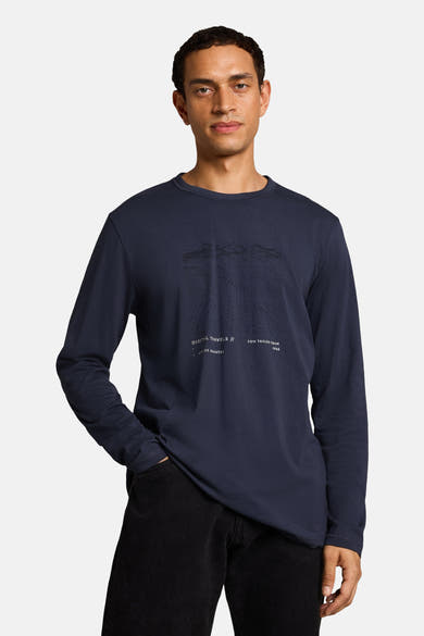 T-shirt (manches longues)) bleu - Tom Tailor