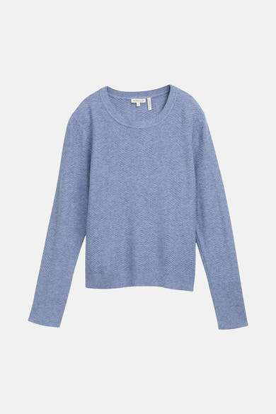 Pull col rond bleu - Tom Tailor