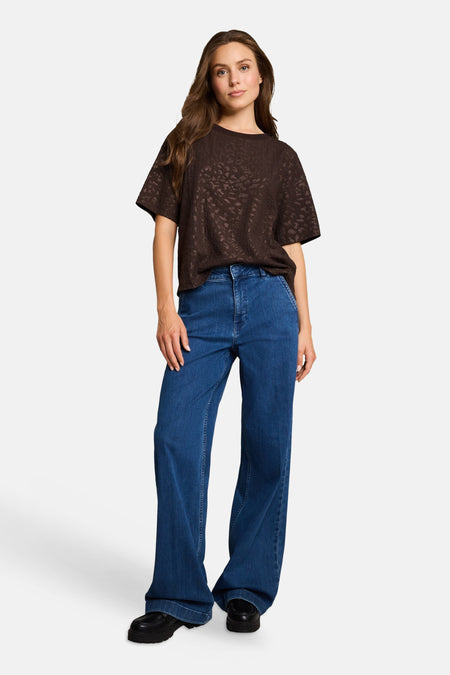 T-shirt (korte mouwen) bruin - Tom Tailor