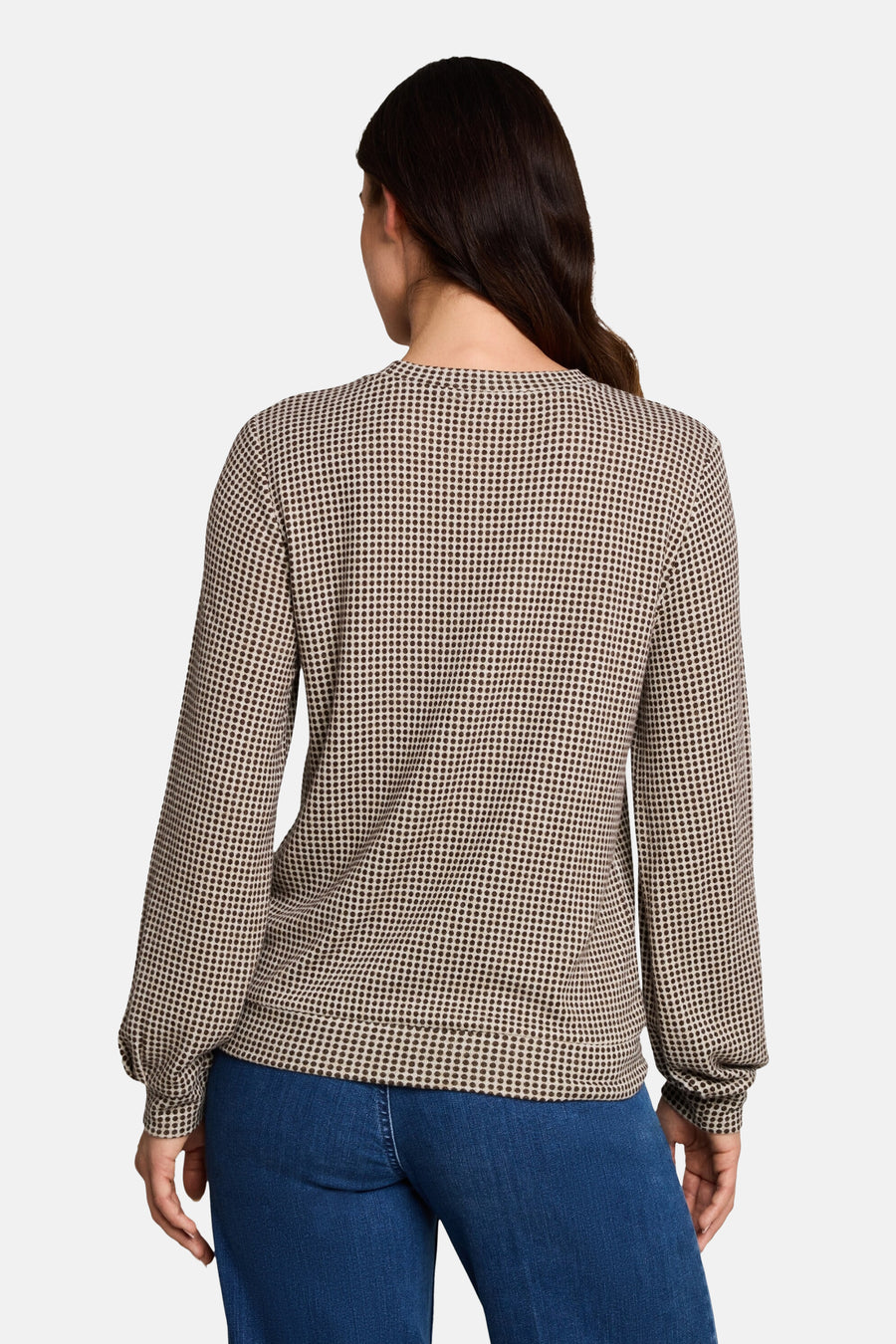 Sweat col rond beige - Tom Tailor