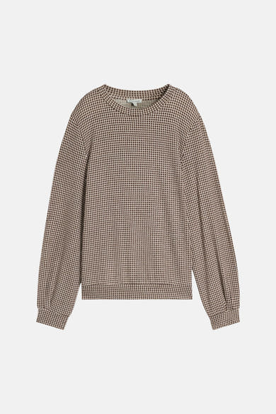 Sweat col rond beige - Tom Tailor