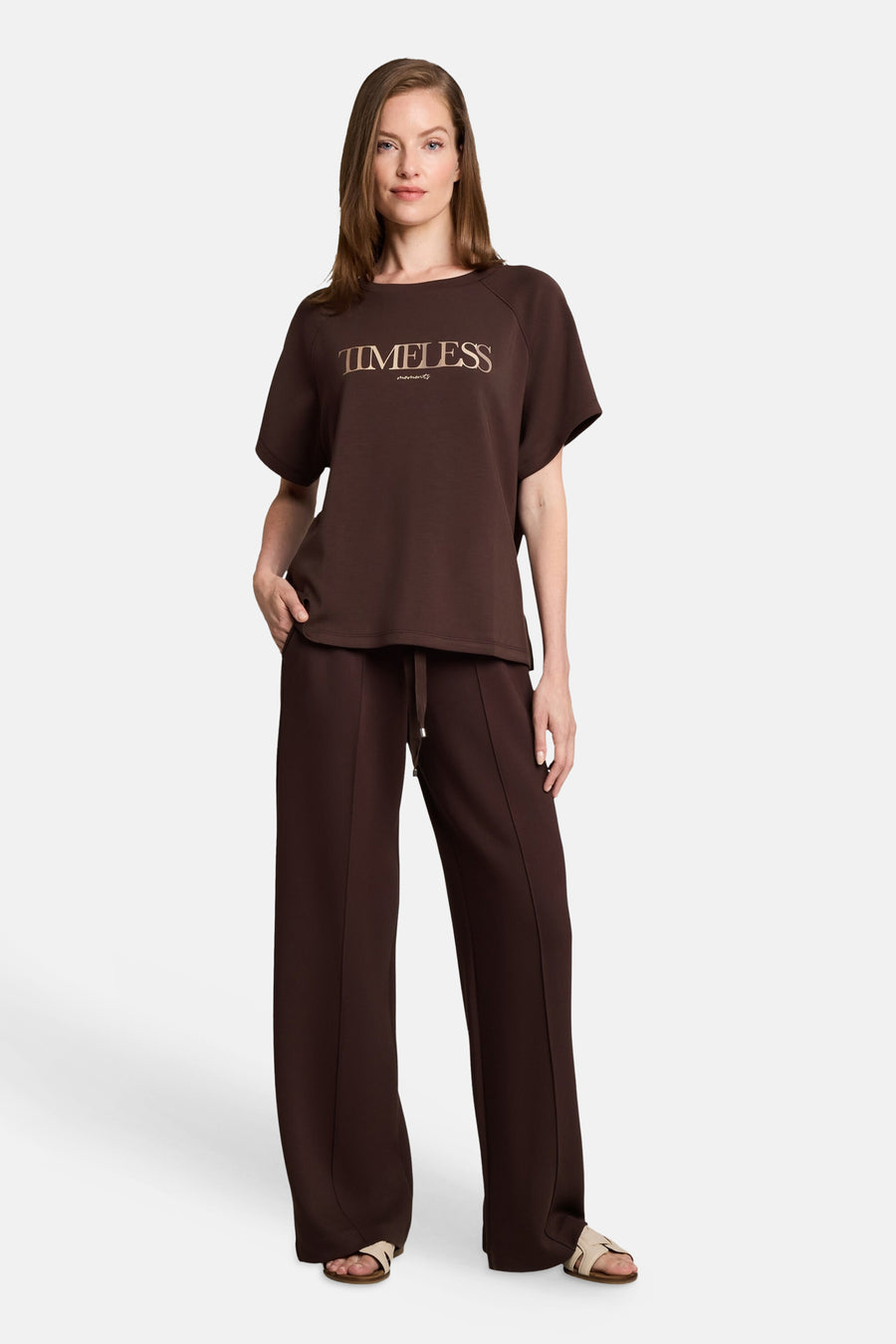 T-shirt (korte mouwen) bruin - Tom Tailor