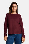Sweat col rond rouge - Tom Tailor