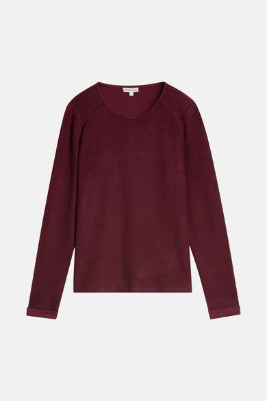 Sweat col rond rouge - Tom Tailor