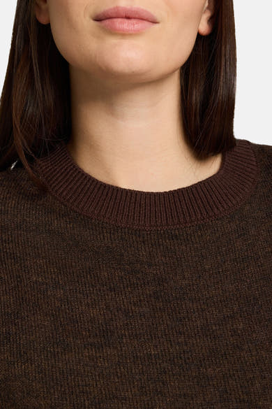 Pull col rond brun - Tom Tailor