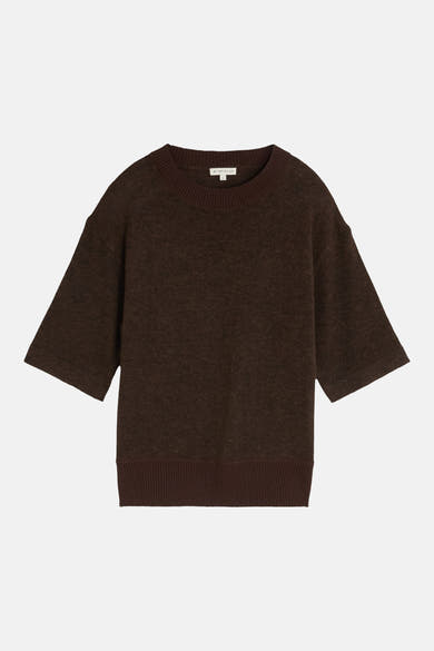 Pull col rond brun - Tom Tailor
