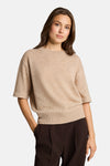 Pull col rond beige - Tom Tailor