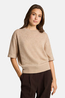 Pull col rond beige - Tom Tailor