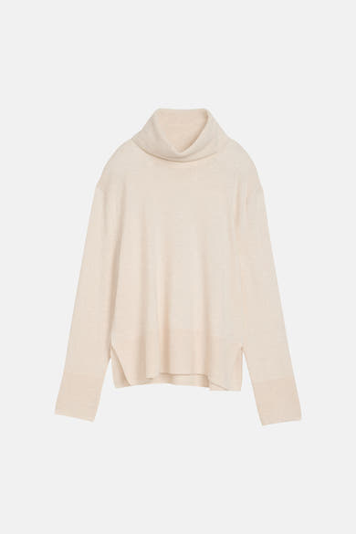 Pull col montant Écru - Tom Tailor