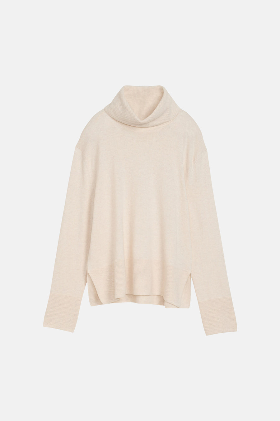 Pull col montant Écru - Tom Tailor