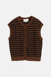 Dames tops pull zonder mouw multicolore - Tom Tailor