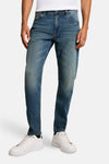 Jean tapered dark blue denim - Tom Tailor