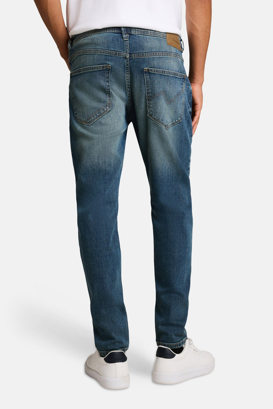 Jean tapered dark blue denim - Tom Tailor