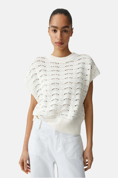 Pull col rond multicolore - OPUS