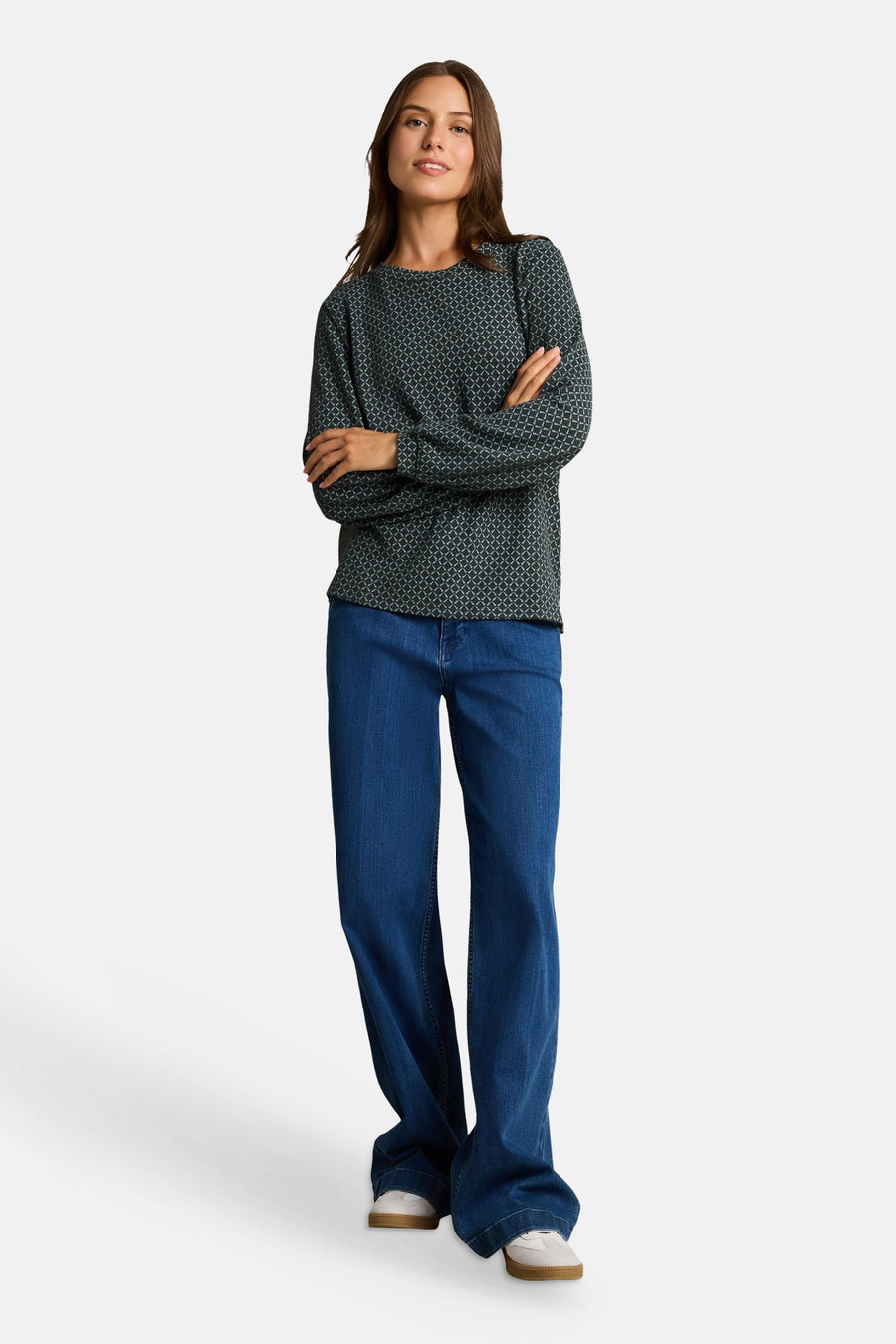 Top uni manches courtes vert - Tom Tailor
