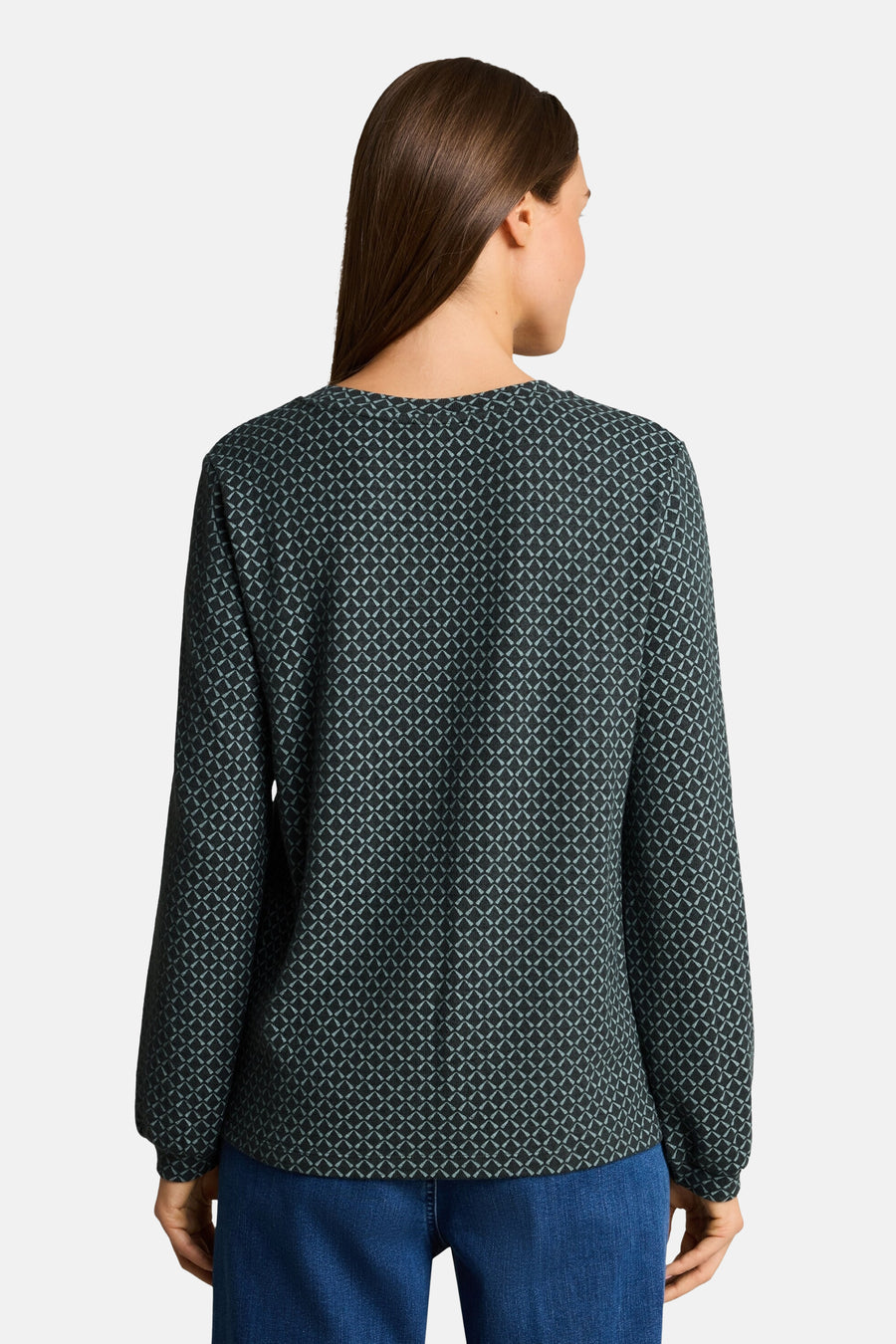 Top uni manches courtes vert - Tom Tailor