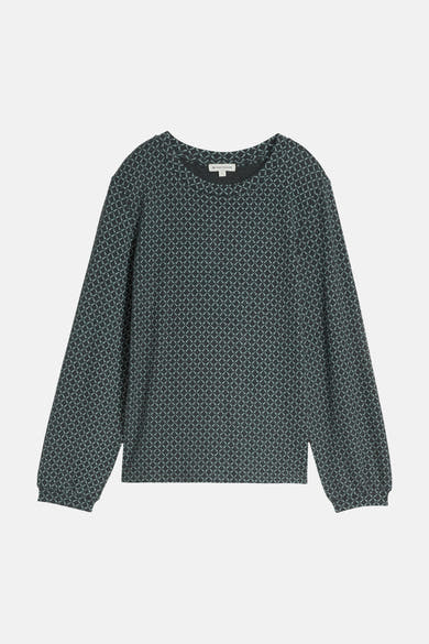 Top uni manches courtes vert - Tom Tailor