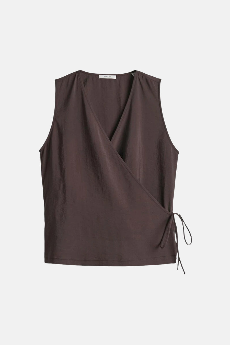Blouse (zonder mouwen) bruin - OPUS