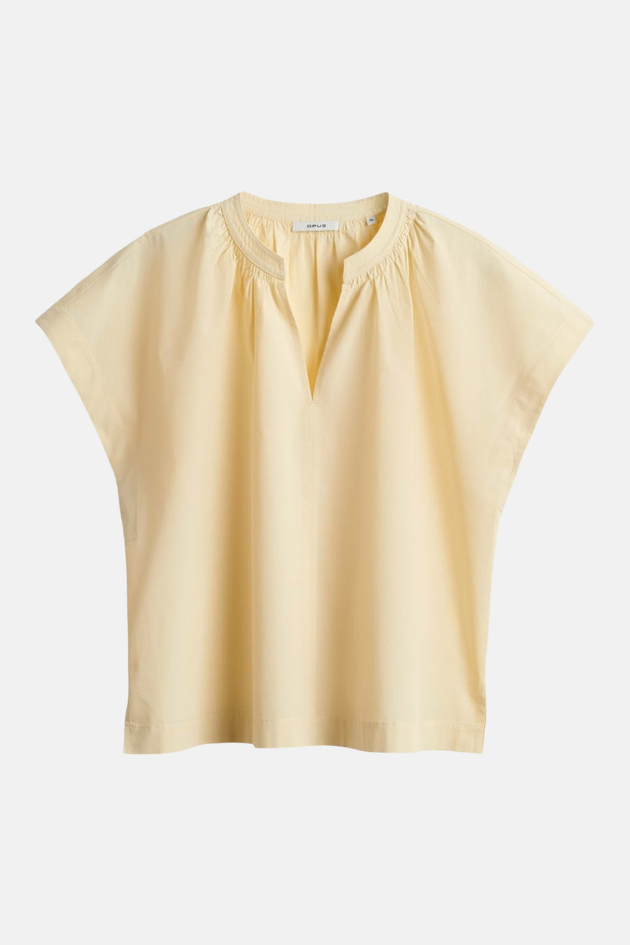 Blouse (lange mouwen) geel - OPUS