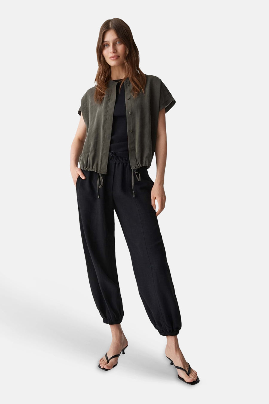 Blouse sans manches - vert