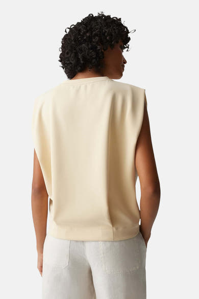 Sweat col rond jaune - OPUS