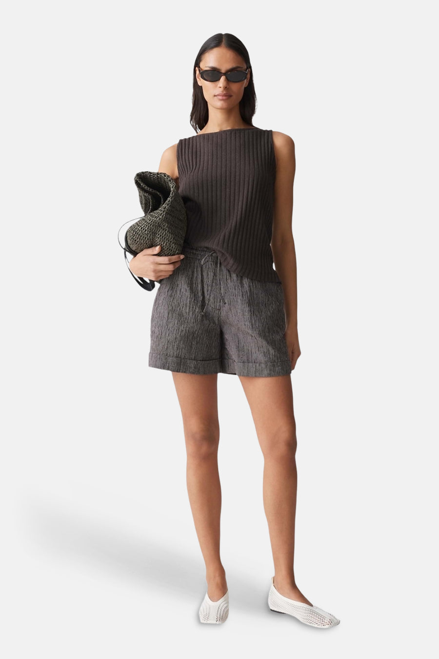 Elastic short - bruin