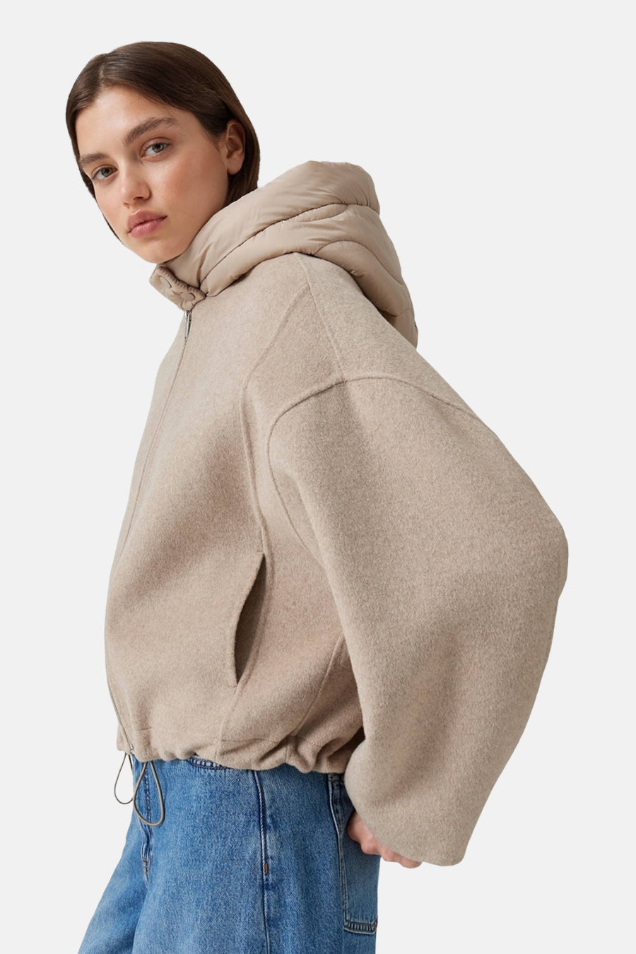 Dames tops jas casual beige - OPUS