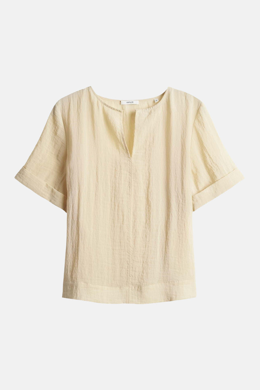 Blouse à manches courtes - jaune