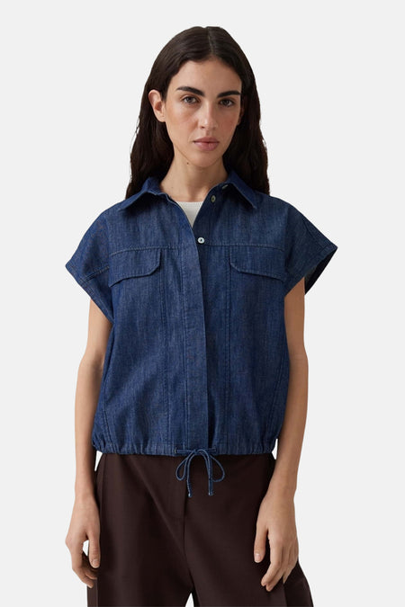 Chemisier (sans manches) dark blue denim - OPUS